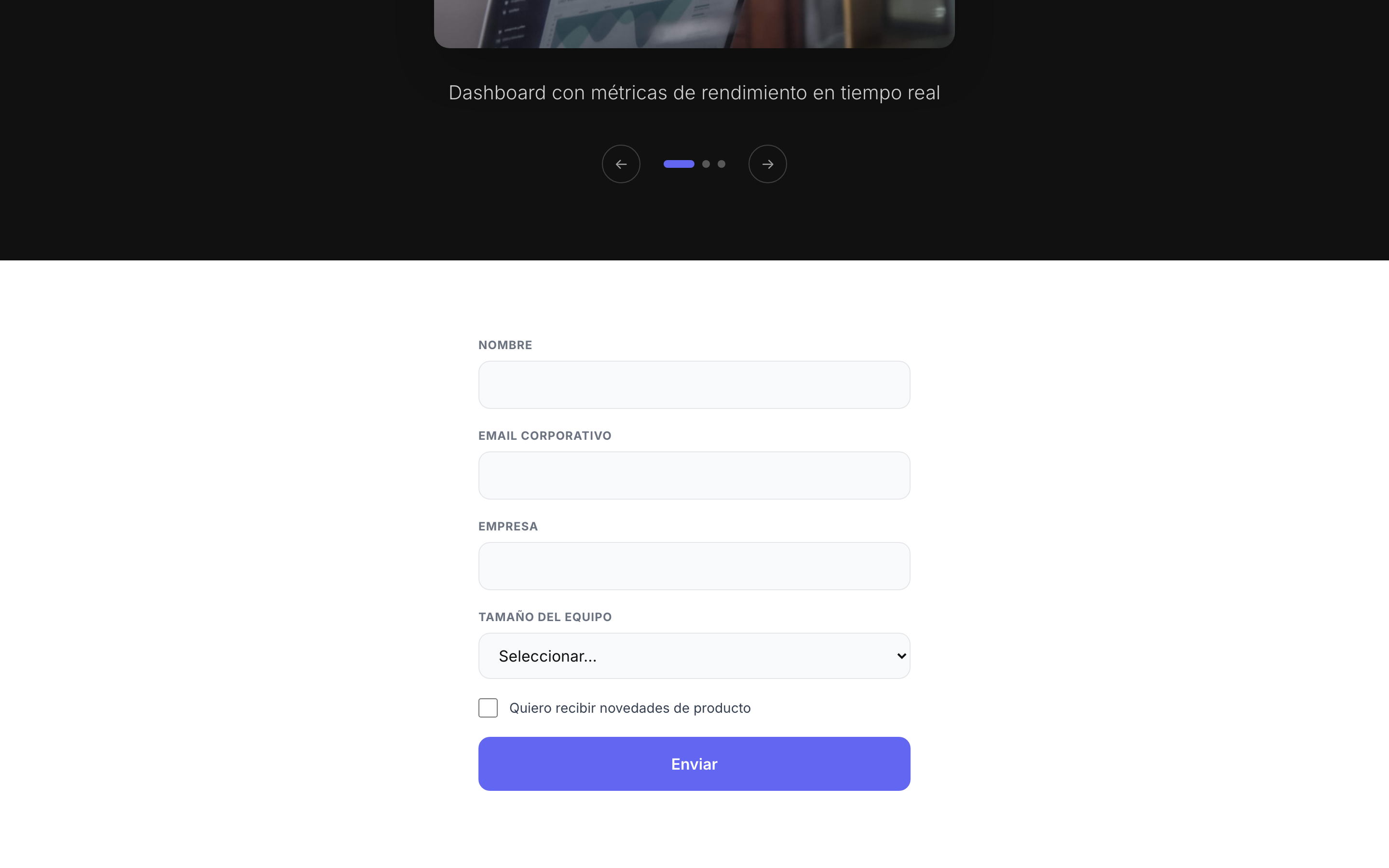 Configuración del bloque Formulario con campos personalizados